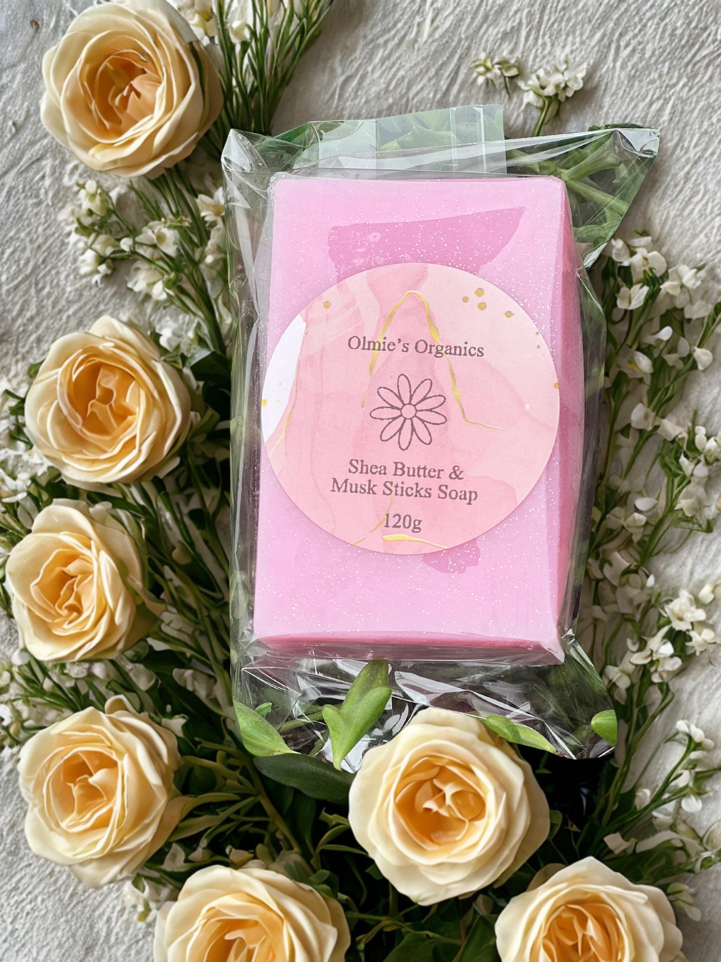 Musk Sticks Scented Shea Butter Based Soap 120g