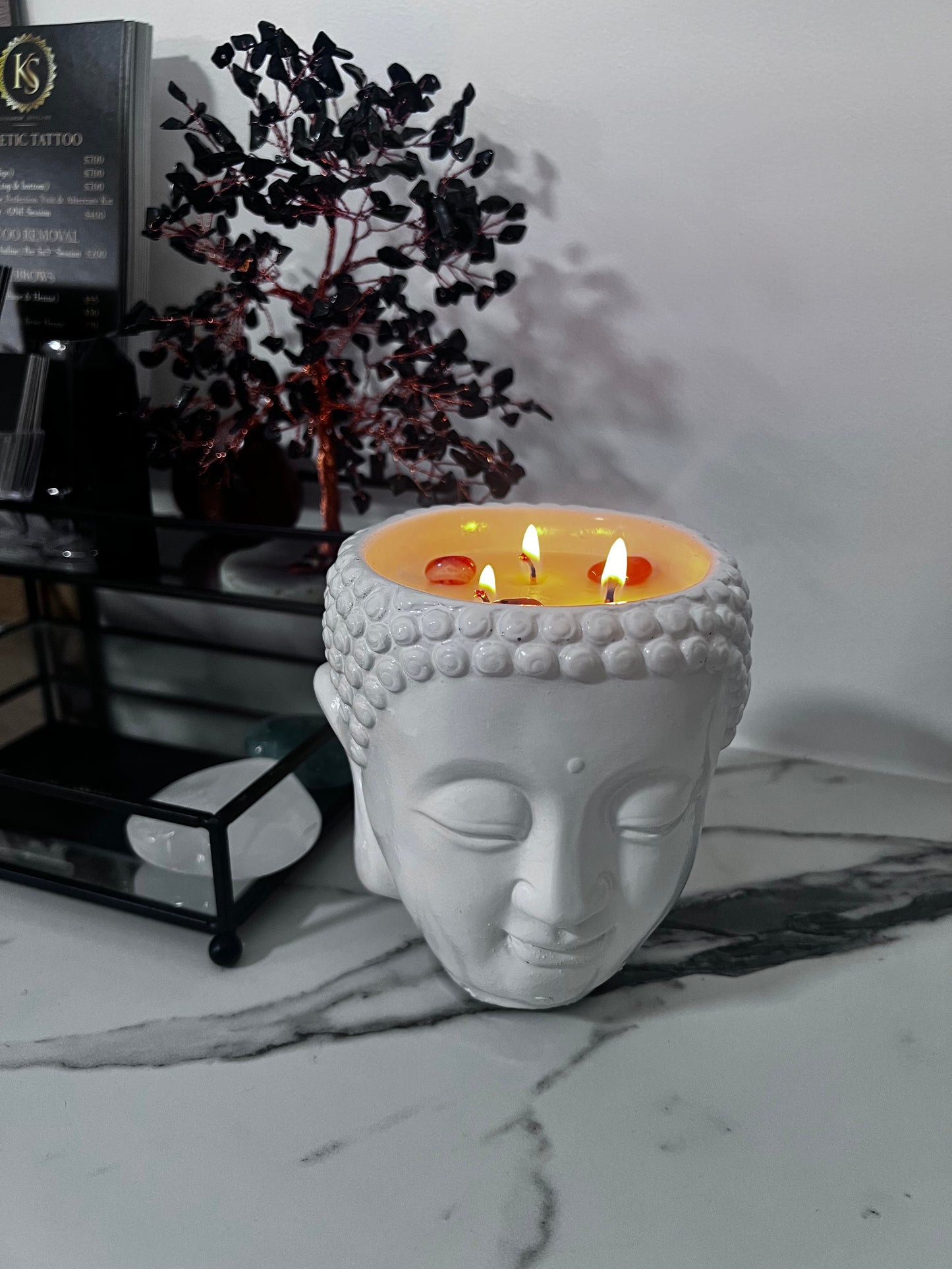 URTHY LUX CANDLE  - BUDDHA HEAD